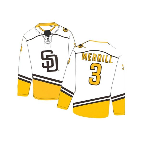 Padres Jackson Merrill Hockey Night Jersey 2025 Giveaway 1 2