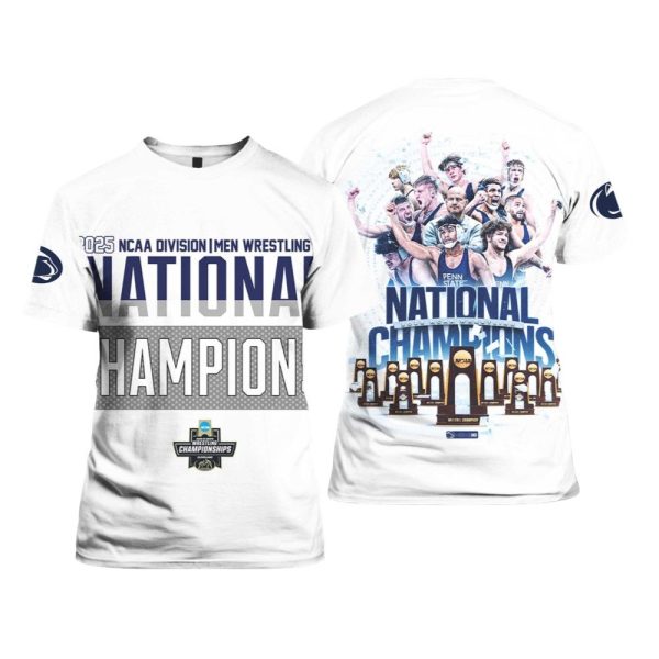 Penn State WRESTLING National Champion 2025 Shirt 1 2