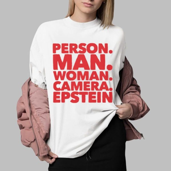 Person Man Woman Camera Epstein Shirt 0 2
