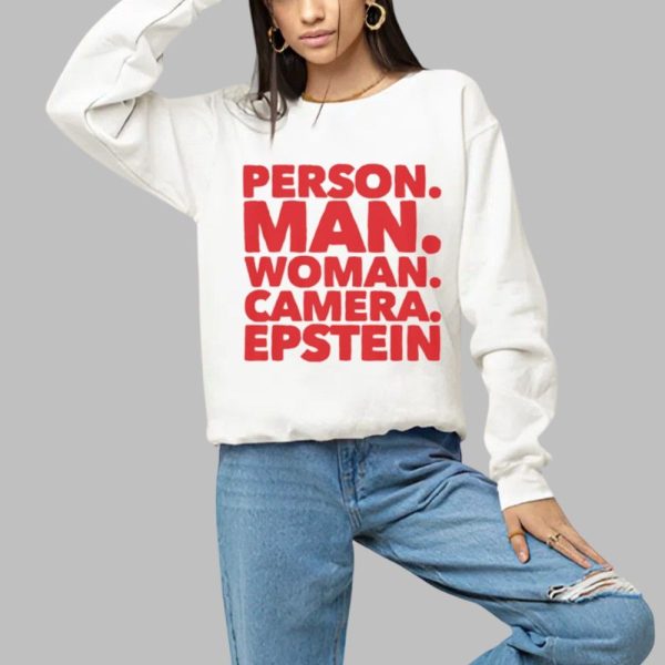 Person Man Woman Camera Epstein Shirt 1 a