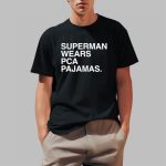 Pete Crow-Armstrong Superman Wears Pca Pajamas Shirt