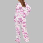 Pink Chinoiserie Floral Pajama Set