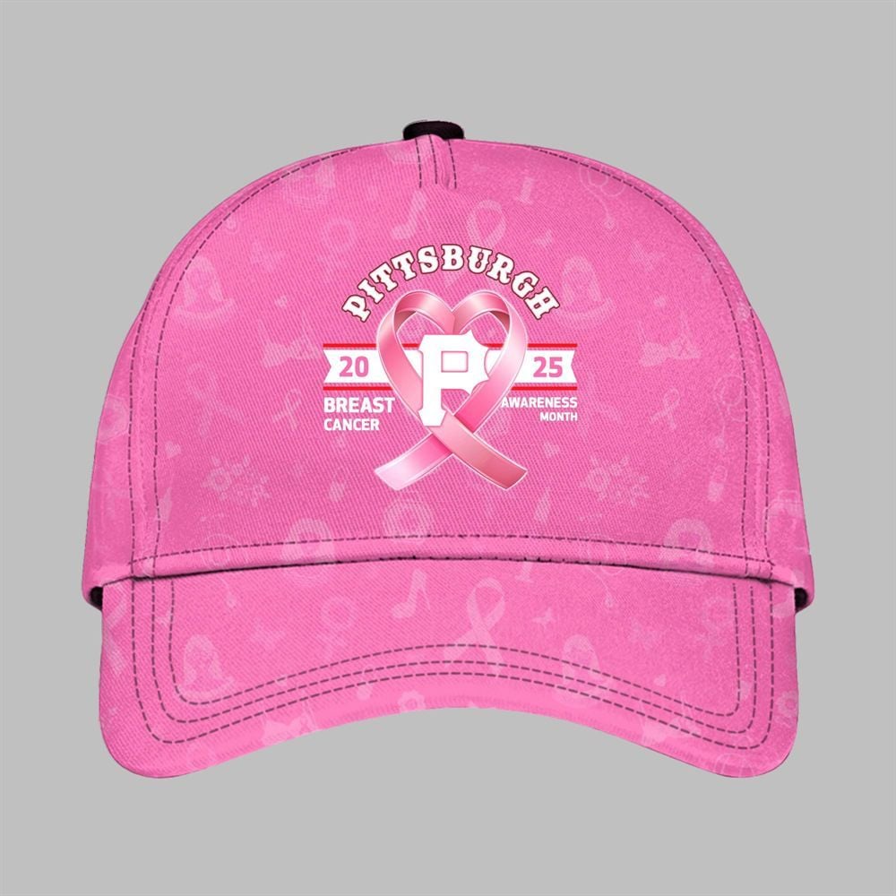 Pirates 2025 Breast Cancer Awareness Month Jersey 2 Pirates 2025 Breast Cancer Awareness Month Hat