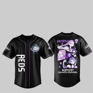 1 2025 Reds KPop Demon Hunters Jersey