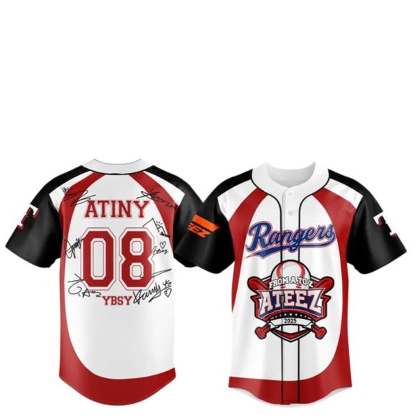 Rangers ATEEZ 2025 World Tour In You Fantasy Jersey 1 2