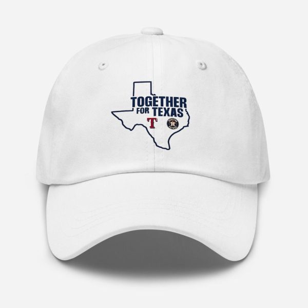 Rangers Astros Together For Texas Hat 1