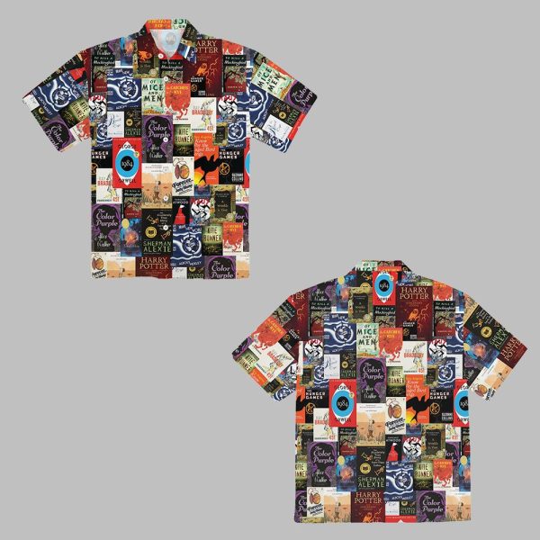 Read Banned Books 3D Printing Hawaiian Shirt Book Lovers Gift 0