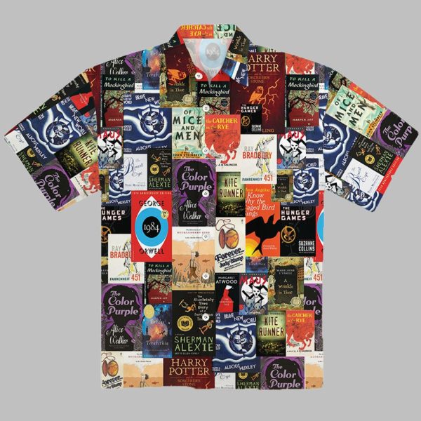Read Banned Books 3D Printing Hawaiian Shirt Book Lovers Gift 1