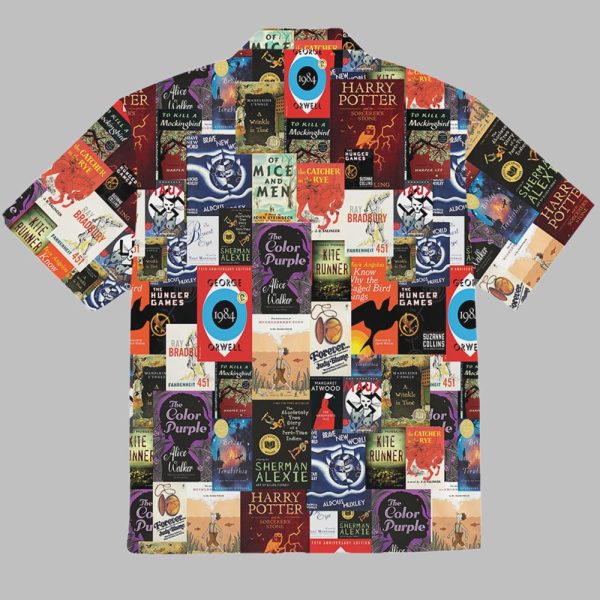 Read Banned Books 3D Printing Hawaiian Shirt Book Lovers Gift 2