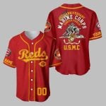 Reds 250th Birthday of the US Marine Corps Jersey