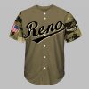 Reno Aces Military Appreciation Night 2025 Baseball Jersey 2