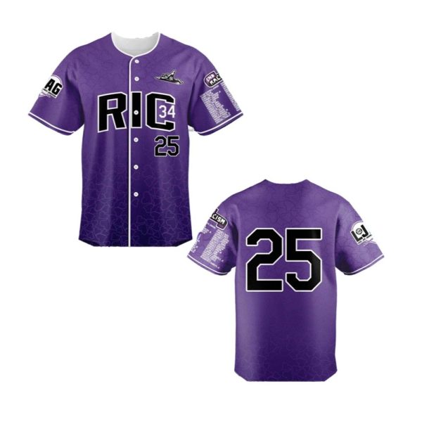 Richmond Flying Squirrels Honoring The Richmond 34 65 Years Baseball Jersey 1 2