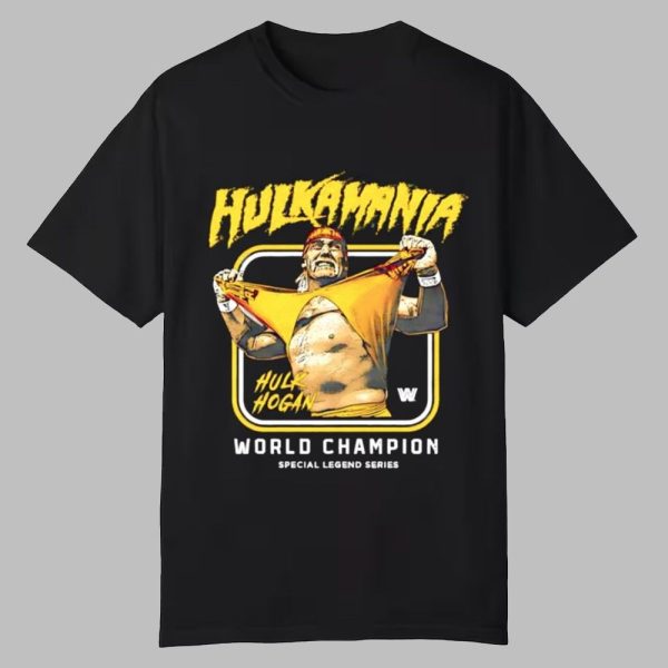 Rip Hulk Hogan Hulkamania World Champion Special Legend Series Shirt 0 0