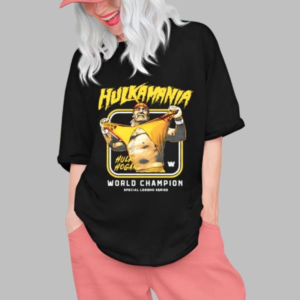 Rip Hulk Hogan Hulkamania World Champion Special Legend Series Shirt 0 1