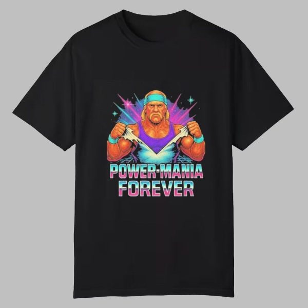 Rip Hulk Hogan Power Mania Forever 1953 2025 Shirt 0 0