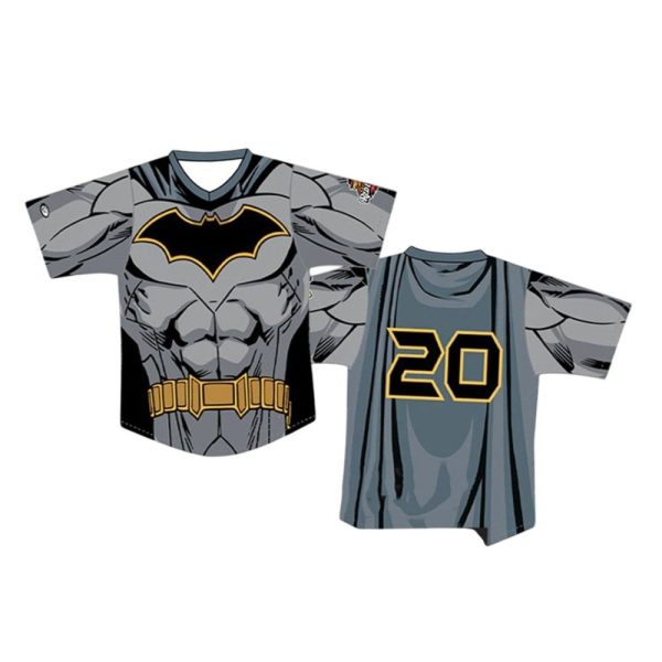 Rochester Red Wings Batman Night Jersey 2025 Giveaway 1 2