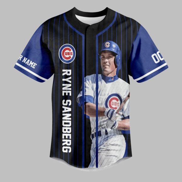 Ryne Sandberg Hall Of Famer Cubs Legend 1959 2025 Jersey 1
