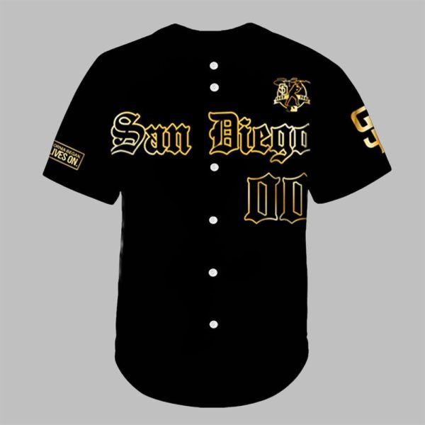SD Padres Gothic Gold 2025 Jersey 2