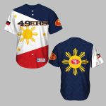 SF 49ers Celebrating Filipino Heritage Night Jersey 2025