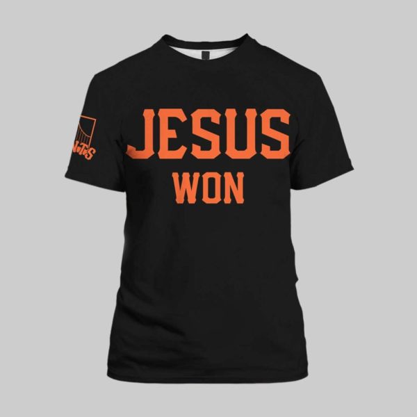 SF Giants Jesus Won Shirt 2025 1