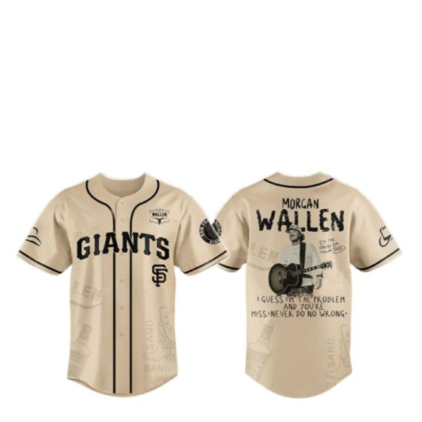 SF Giants Wallen Morgan Tour 2025 Jersey 1 2
