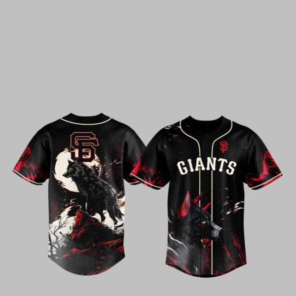 SF Giants Wolf Night Jersey 2025 1 1