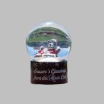 Sacramento River Cats Season's Greetings From The River Cats Dinger Snow Globe 2025 Giveaway