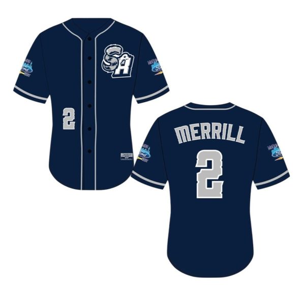San Antonio Missions Jackson Merrill Silver Slugger Jersey Giveaway 2025 1 2