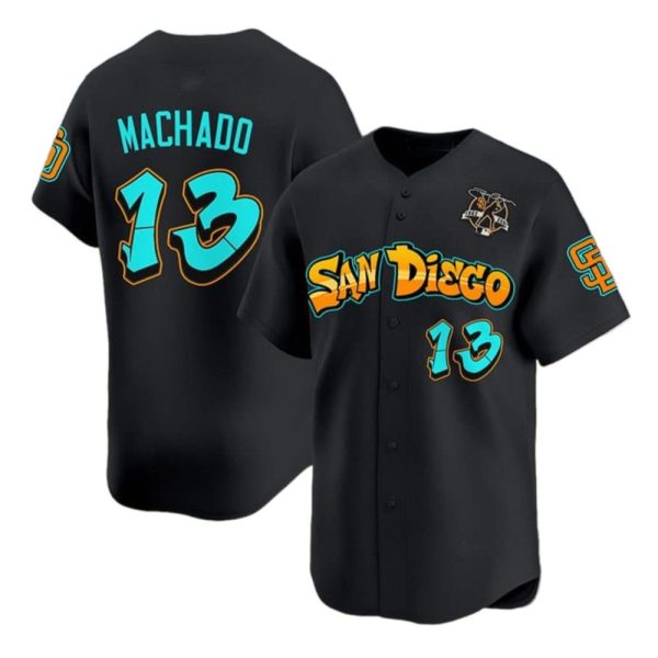 San Diego Machado Graffiti 2025 Jersey 1 2