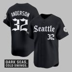 Seattle Anderson Dark Seas Cold Swings 2025 Jersey