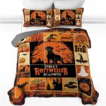 Spooky Rottweiler Halloween All Season Bedding Set