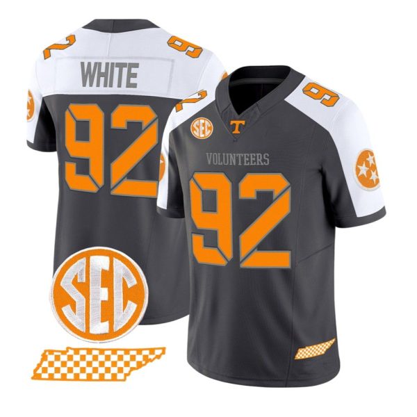 Tennessee Volunteers White Football Jersey 2025 1 2