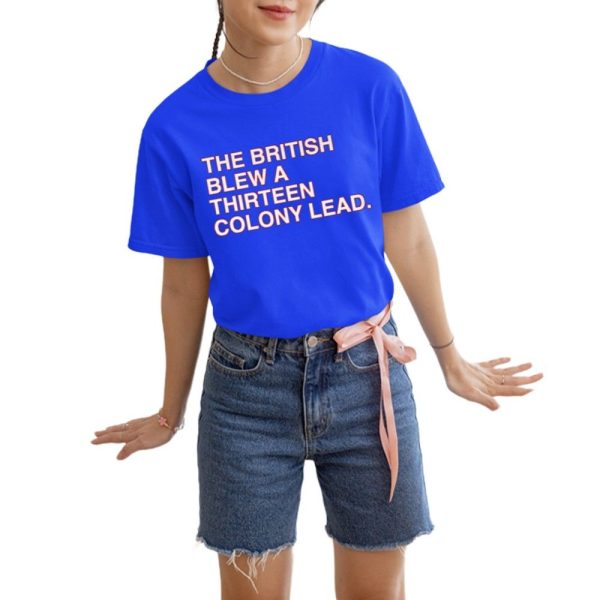 The British Blew A Thirteen Colony Lead Shirt 0 8