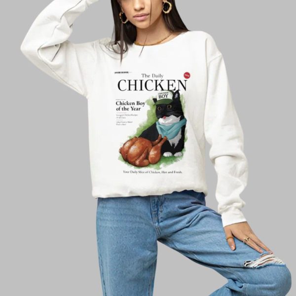 The Daily Chicken Boy Of The Year Your Daily Slice Of Chicken Hot And Fresh Unico Shirt 1 a