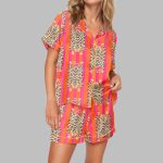 Tiger Print Pajama Set For Women