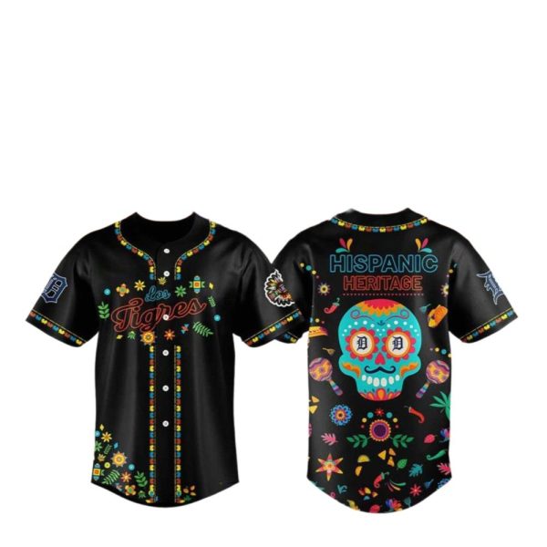 Tigers National Hispanic Heritage Month 2025 Jersey 1 2