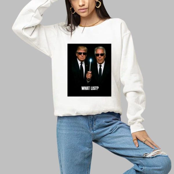 Trump And Jeffrey Epstein What Lis Shirt 1 a