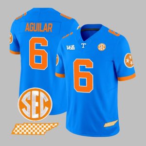 Tennessee Volunteers Aguilar Football Jersey 2025 1 1