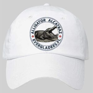 Unisex Alligator Alcatraz Florida Everglades Printed Hat 1
