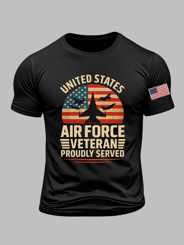 United States Air Force Veteran Proudly Served Shirt