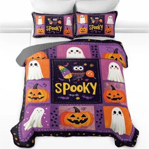 Halloween Spooky Fun All Season Bedding Set