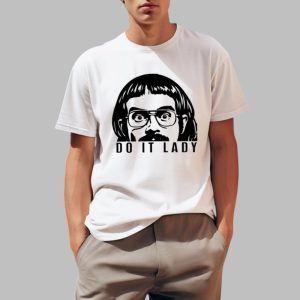 Do It Lady Peeking Chit Shirt 0 1