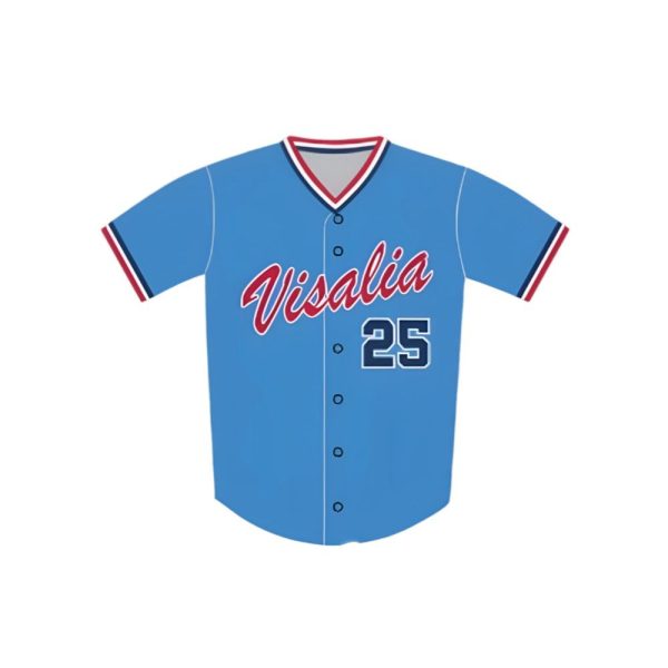 Visalia Rawhide Visalia Oaks Powder Blue Jersey 2025 Giveaway 1 2