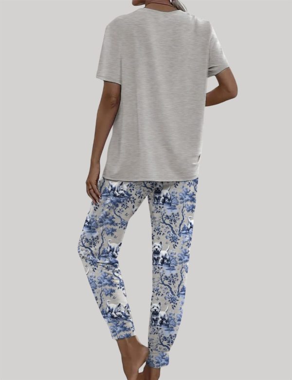 West Highland White Terrier Casual Pajama Set 2