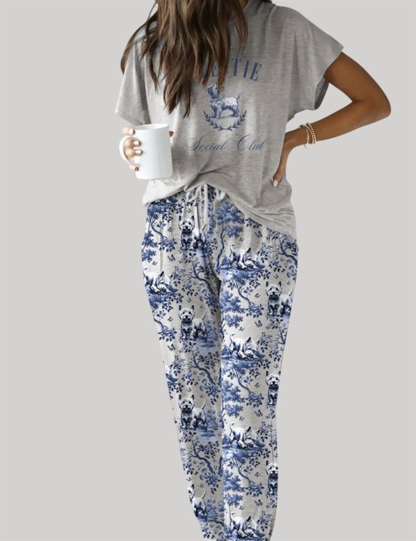 West Highland White Terrier Casual Pajama Set 3