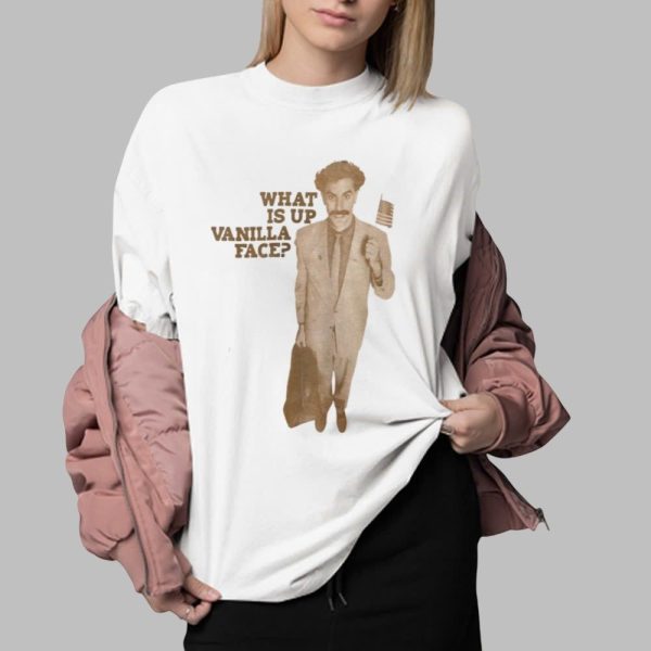 What Is Up Vanilla Face Shirt 0 2