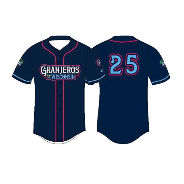 Wisconsin Timber Rattlers Granjeros Day Jersey Giveaway 2025 1 2