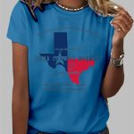 Women's 2025 Kerr County Strong Print Casual T-Shirt