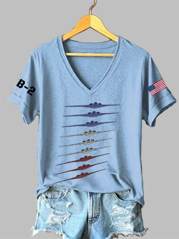 Women's Air Force B-2 Print Short Sleeve T-Shirt