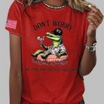 Women's Alligators Don't Worry We Only Bite The Rule Breakers Printed T-shirt
